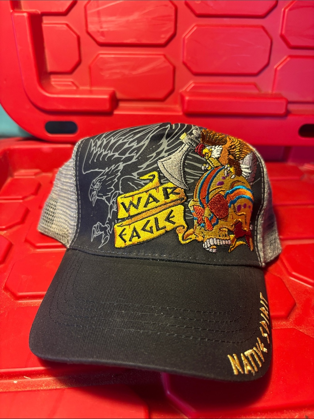 New Women’s Ladies War Eagle Native Spirit Cap Hat Adjustable Cachucha